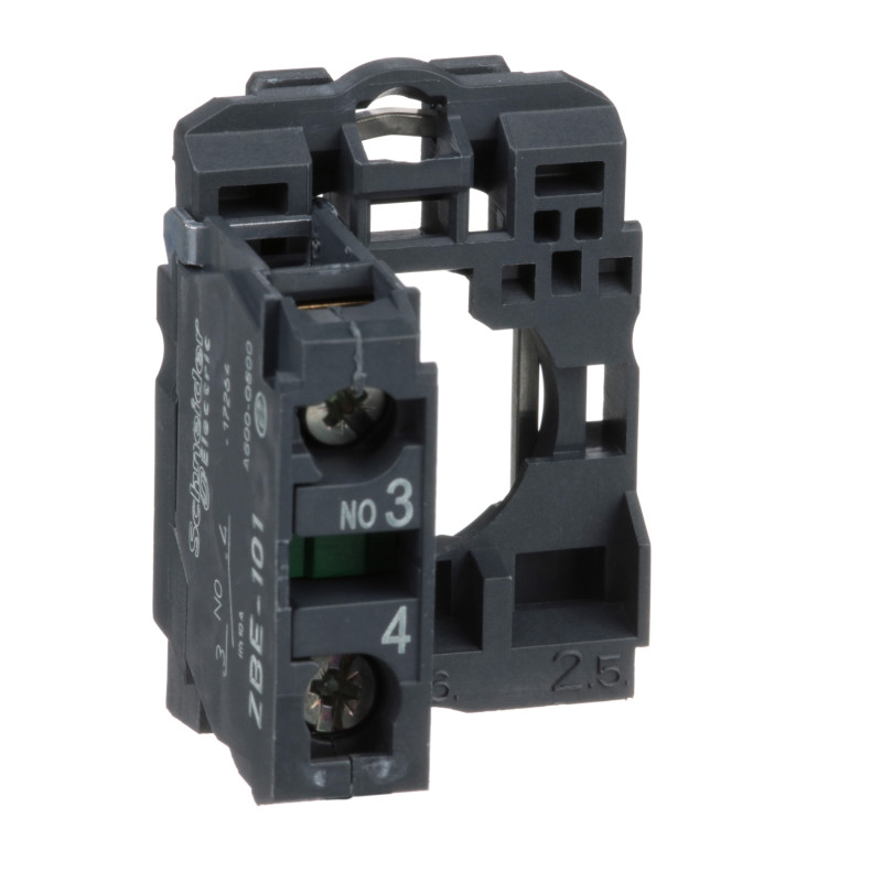 Корпус кнопки з контактом 1NO 3A 240V AC/DC для кнопок XB5 [ZB5AZ101] Harmony XB5 Schneider Electric