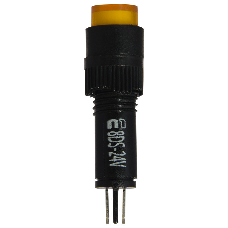 Лампа сигнальна 22мм жовтий LED 24V АC/DC [A0140030171] AD22E-8DS АСКО