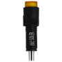 Лампа сигнальна 22мм жовтий LED 24V АC/DC [A0140030171] AD22E-8DS АСКО