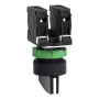 Переключатель "I-O-II" 2NO 22мм без подсветки черный 3 положения [XB5AJ53] Harmony XB5 Schneider Electric