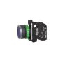 Кнопка управления 1NO+1NC 22мм с подсветкой синий LED 24V [XB5AW36B5] Harmony XB5 Schneider Electric