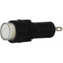 Лампа сигнальна 22мм білий LED 220V АC [A0140030175] AD22E-10DS АСКО