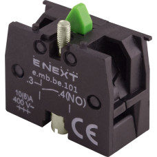 Контактный блок 1NO 6A 240V AC/DC для кнопок, переключателей MB [p0810142] e.mb.be101 E.NEXT