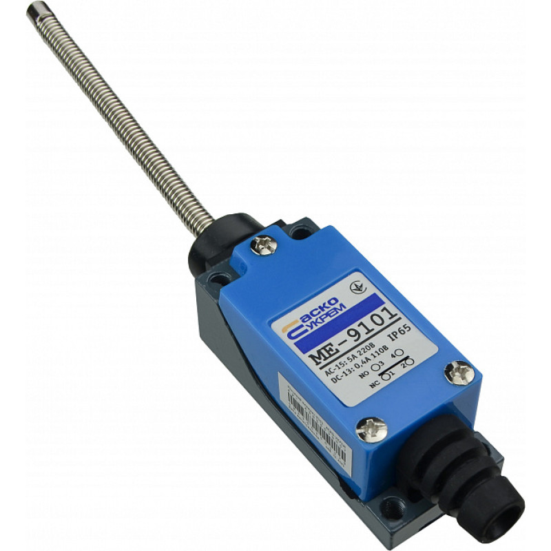 Вимикач кінцевий 1NO+1NC 5A 220V с пружиной [A0050030007] МЕ 9101 АСКО