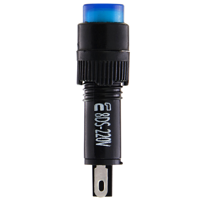 Лампа сигнальна 22мм синій LED 220V АC [A0140030167] AD22E-8DS АСКО