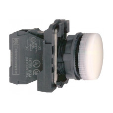 Лампа сигнальная 22мм белый LED 240V AC [XB5AVM1] Harmony XB5 Schneider Electric