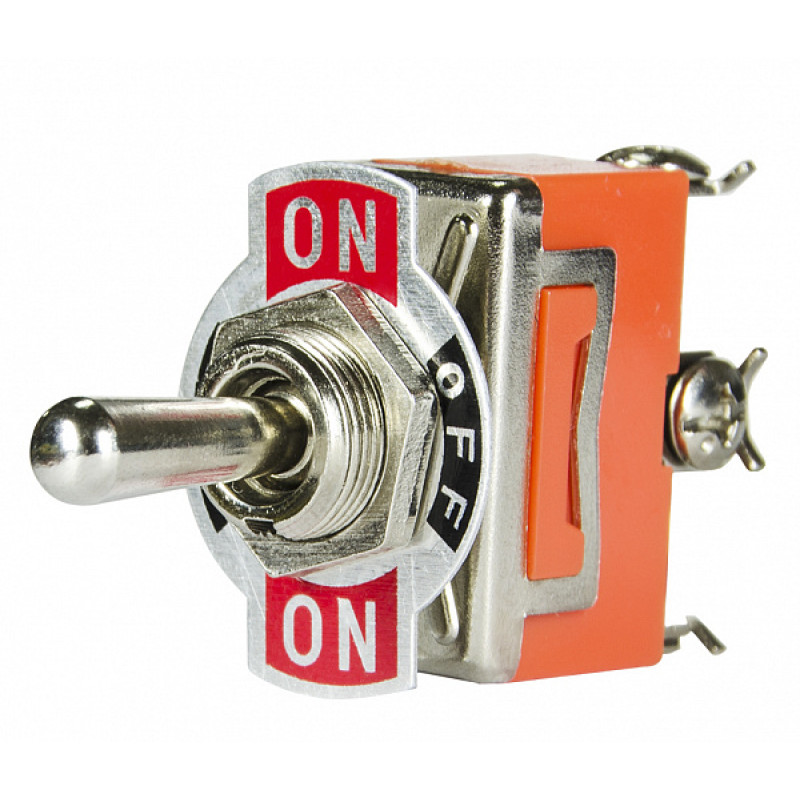 Тумблер "ON-OFF-ON" 2NO 10А 250V 3 положення 3 контакти [A0140060005] 1122 АСКО