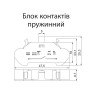 Контактный блок 1NC 6A 230V AC/DC пружинные клеммы для кнопок EG [4771640] ESL-NC ETI ETI