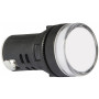 Лампа сигнальна 22мм білий LED 12V АC/DC [A0140030160] AD22-22DS АСКО