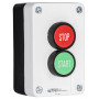 Пост двомісний "Старт-Стоп" 2.5А(220V) 1NO+1NC IP54 [A0140020007] XAL-B215 АСКО