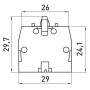 Контактний блок 1NO 6A 240V AC/DC для кнопок, перемикачів MB [p0810142] e.mb.be101 E.NEXT