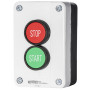 Пост двомісний "Старт-Стоп" 2.5А(220V) 1NO+1NC IP54 [A0140020007] XAL-B215 АСКО