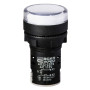 Лампа сигнальная 22мм белый LED 110V АC [A0140030065] AD22-22DS АСКО
