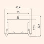 Контактный блок 1NC 4A 230V AC/DC установка в корпус для кнопок NSE [4774157] NSE-BC/CS-NC ETI