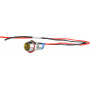 Лампа сигнальная 8мм желтый LED 220V AC металл [A0140030215] AС22C-8 АСКО