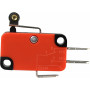 Микропереключатель 1NO+1NC 15А 250V IP20 пластмассовый ролик на короткой планке [A0050040019] V-15-51C25 АСКО