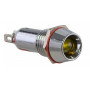 Лампа сигнальная 10мм желтый LED 220V AC металл [A0140030122] AD22C-10 АСКО