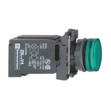 Лампа сигнальная 22мм зеленый LED 240V AC [XB5AV43] Harmony XB5 Schneider Electric