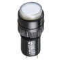 Лампа сигнальная 22мм белый LED 220V АC [A0140030194] AD22E-12DS АСКО