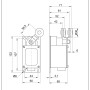 Выключатель концевой 1NO+1NC 16A 230V рычаг с роликом [KV-1-300-1] ВК-300-БР-11-67У2-21 УЕК