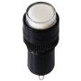 Лампа сигнальна 22мм білий LED 220V АC [A0140030175] AD22E-10DS АСКО