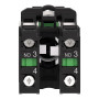 Переключатель "I-O-II" 2NO 22мм без подсветки черный 3 положения [XB5AJ53] Harmony XB5 Schneider Electric