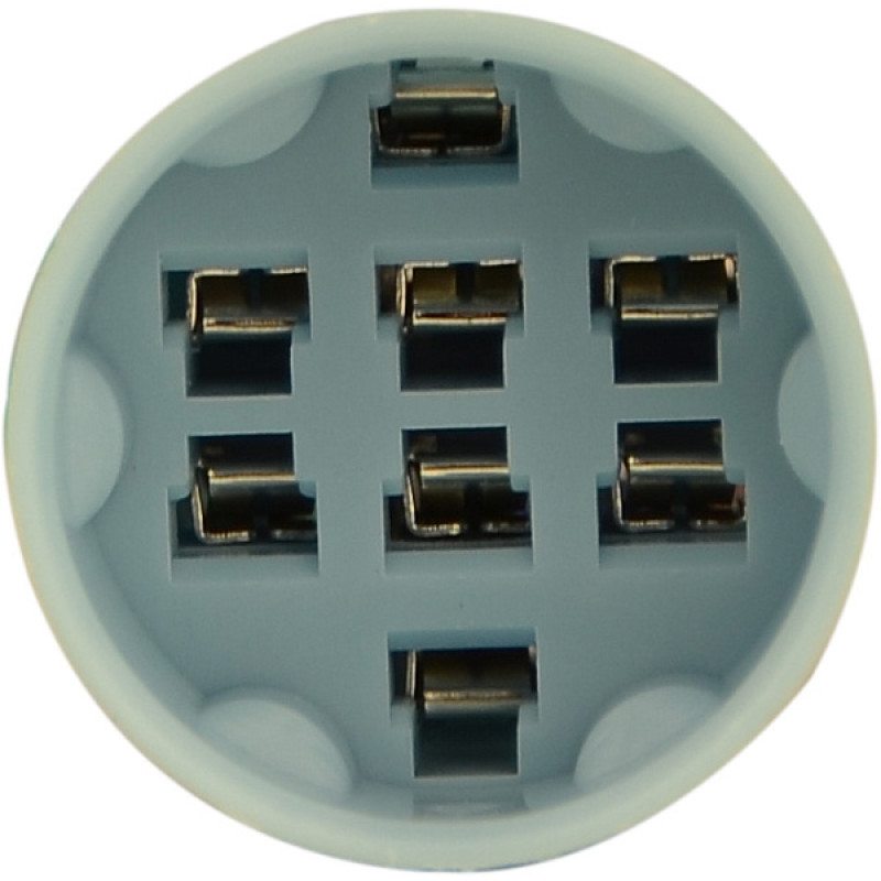 Роз'єм для кнопки серії TY(J) 19 (8-pin) AC/DC 250В [A0140010229] АСКО