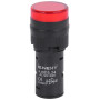 Лампа сигнальна 16мм червоний LED 24V АС/DC [s009012] e.ad16.24.red E.NEXT
