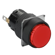 Лампа сигнальная 16мм 24V DC LED красный [XB6EAV4BP] Harmony XB6E Schneider Electric