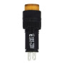 Лампа сигнальная 22мм желтый LED 220V АC [A0140030177] AD22E-10DS АСКО