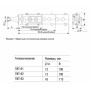 Тельферный пост 6-положений 6NO одна скорость IP54 [BPU10-6] ПКТ-63 УЕК