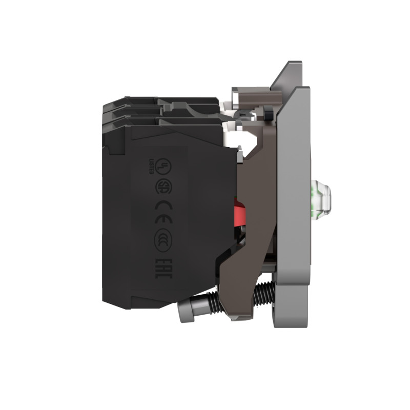 Кнопка с подсветкой 1NO+1NC LED белая 24V [ZB4BW0B15] Harmony XB4 Schneider Electric