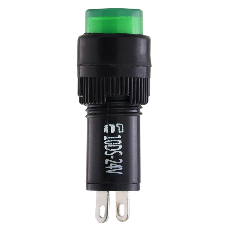 Лампа сигнальна 22мм зелений LED 24V АC/DC [A0140030180] AD22E-10DS АСКО