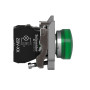 Лампа сигнальная 22мм 120V AC LED зеленый [XB4BVG3] Harmony XB4 Schneider Electric