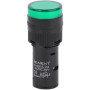 Лампа сигнальна 16мм зелений LED 24V АС/DC [s009011] e.ad16.24.green E.NEXT
