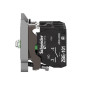 Кнопка с подсветкой 1NO+1NC LED белая 24V [ZB4BW0B15] Harmony XB4 Schneider Electric