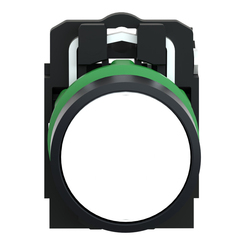 Кнопка управления 1NO 22мм с подсветкой белая с возвращением [XB5AA11] Harmony XB5 Schneider Electric