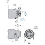 Сирена багатозвукова 2 тони 106 дБ 230V AC IP53 [XVS10MMW] Harmony XVS Schneider Electric