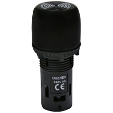 Зуммер 22мм 220V AC без подсветки чорний [4771637] EBUZ-240A ETI