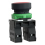 Кнопка управления 1NO+1NC 22мм без подсветки красная [XB5AA45] Harmony XB5 Schneider Electric