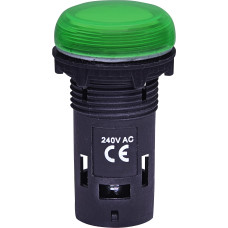 Лампа сигнальная 22мм зеленый LED 240V [4771231] ECLI-240A-G ETI
