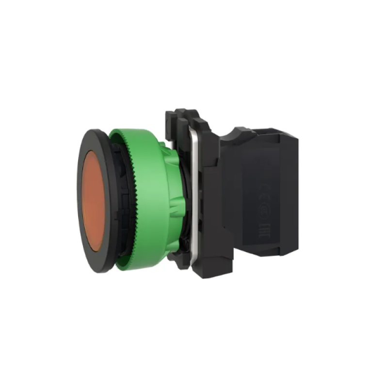 Лампа сигнальная 30мм оранжевая LED 24V AC/DC скрытый монтаж [XB5FVB5] Harmony XB5 Schneider Electric