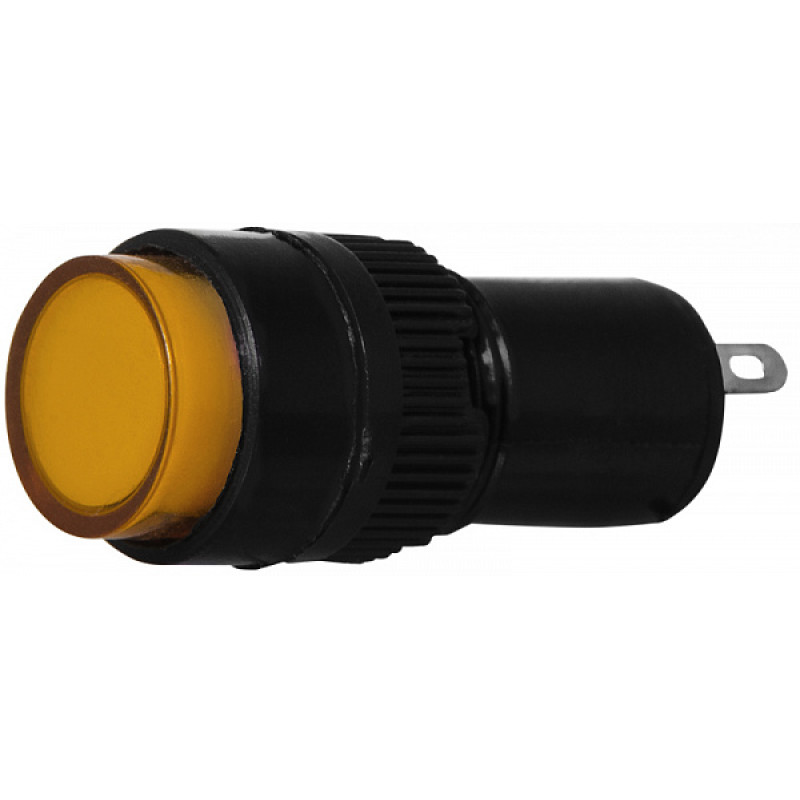 Лампа сигнальная 22мм желтый LED 220V АC [A0140030177] AD22E-10DS АСКО