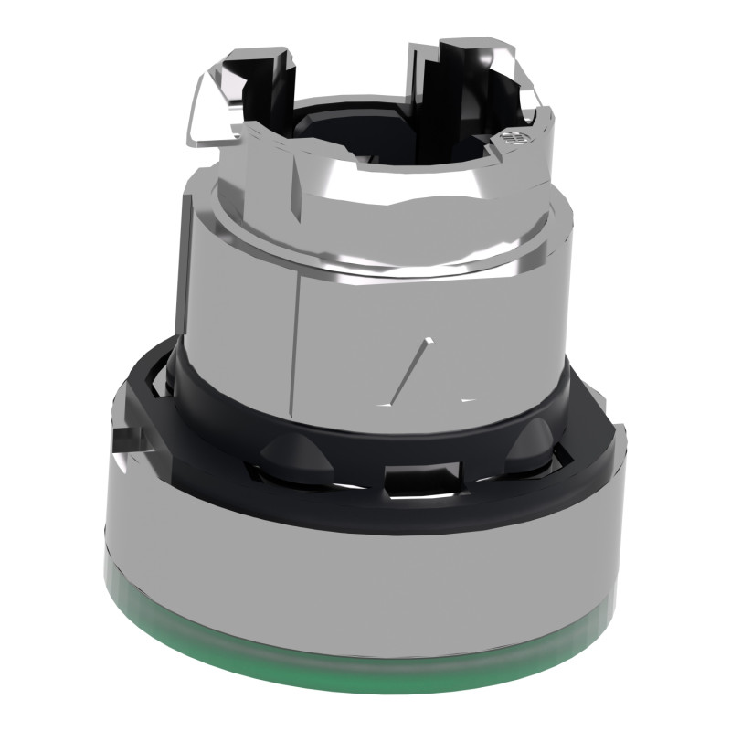 Головка для кнопки 22мм без подсветки зеленая [ZB4BA38] Harmony XB4 Schneider Electric