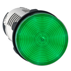 Лампа сигнальная 22мм 24V AC/DC LED зеленый [XB7EV03BP] Harmony XB7 Schneider Electric