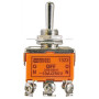 Тумблер "ON-OFF-ON" 4NO 10А 250V 3 положения 6 контактов [A0140060006] 1322 АСКО