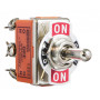 Тумблер "ON-OFF-ON" 4NO 10А 250V 3 положения 6 контактов [A0140060006] 1322 АСКО