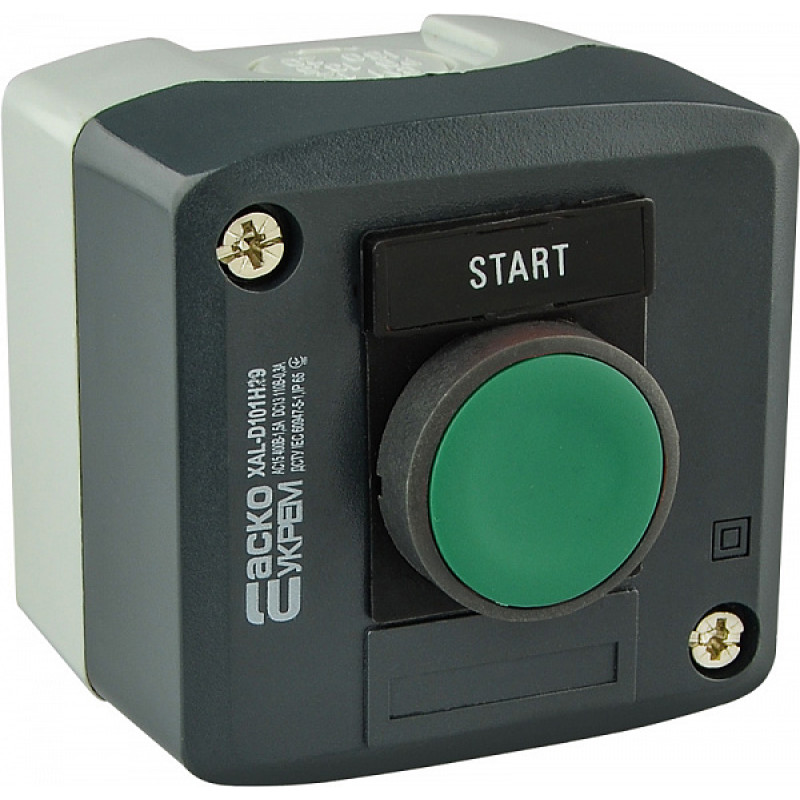Пост одноместный "Старт" 2.5А(220V) 1NO IP54 [A0140020050] XAL-D101H29 АСКО