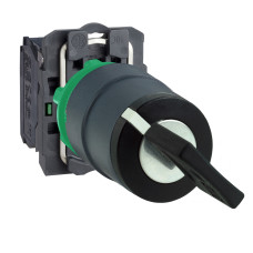 Переключатель "I-O" 1NO 22мм без подсветки черный с ключом [XB5AG61] Harmony XB5 Schneider Electric