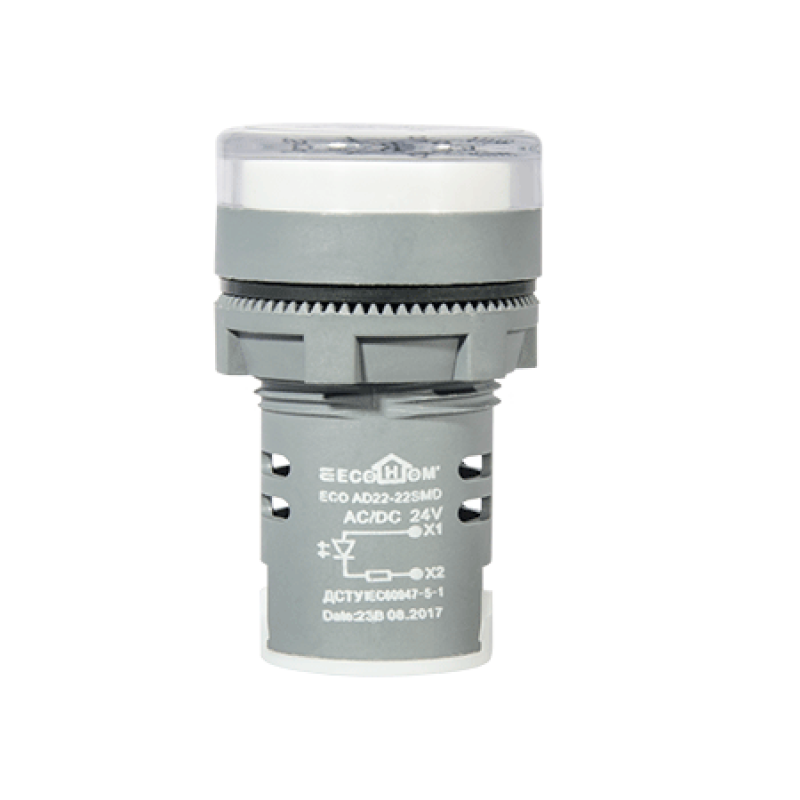 AD22-22S MDбелая24V АC/DC, Аско [ECO090010005] Сигнальная арматураAD22-22S MD белая 24V АC/DC